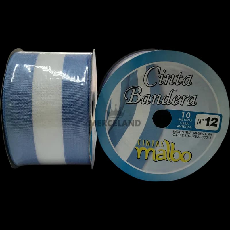 Cinta de Raso Bandera N° 12 - 10 metros